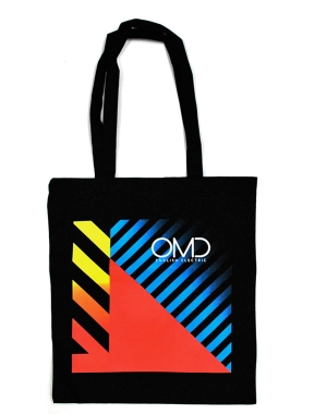 OMD (ORCHESTRAL MANOEUVRES IN THE DARK) / ENGLISH ELECTRIC DIAGONAL SHOPPER BAG (BLACK)