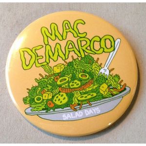 MAC DEMARCO / マック・デマルコ / SALAD DAYS 3-INCH PIN (缶バッジ)