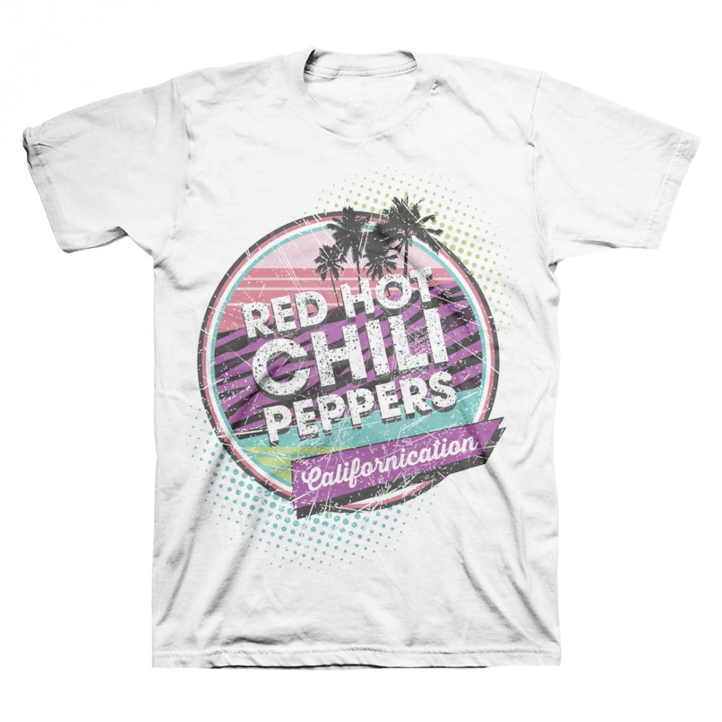 RED HOT CHILI PEPPERS / レッド・ホット・チリ・ペッパーズ / RHCP RETRO CALIFORNICATION WHITE T-SHIRT (M)