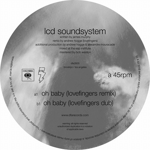 LCD SOUNDSYSTEM / LCDサウンドシステム / OH BABY (LOVEFINGERS REMIXES) (12")