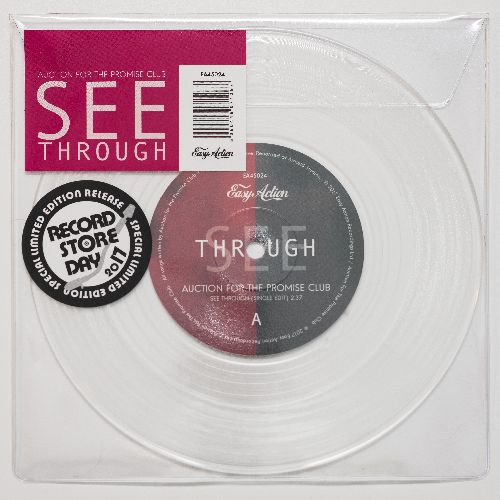 AUCTION FOR THE PROMISE CLUB / SEE THROUGH [CLEAR 7"]