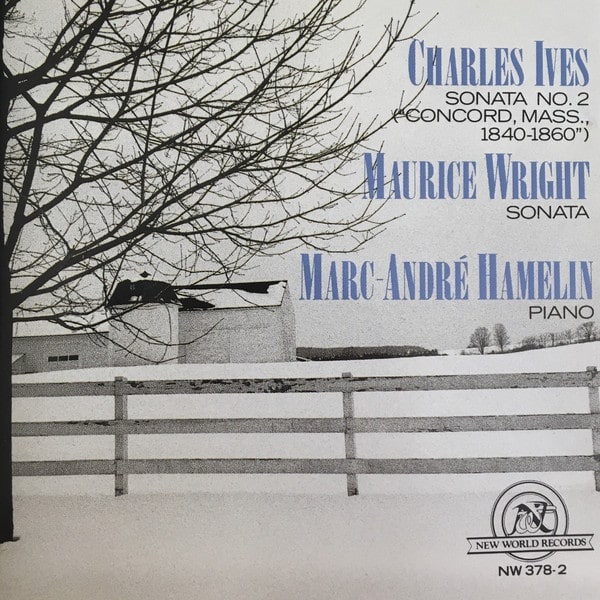 MARC-ANDRE HAMELIN / マルク=アンドレ・アムラン / IVES: PIANO SONATA NO.2 / WRIGHT: SONATA (CD)