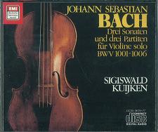 SIGISWALD KUIJKEN / シギスヴァルト・クイケン / バッハ:無伴奏ヴァイオリンのためのソナタ
