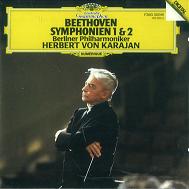 HERBERT VON KARAJAN / ヘルベルト・フォン・カラヤン / ベートーヴェン:交響曲第1番&第2番