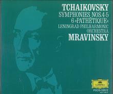 EVGENY MRAVINSKY / エフゲニー・ムラヴィンスキー / チャイコフスキー:後期3大交響曲
