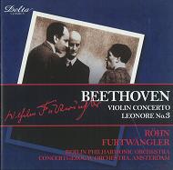 WILHELM FURTWANGLER / ヴィルヘルム・フルトヴェングラー / ベートーヴェン:ヴァイオリン協奏曲