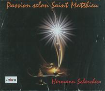 HERMANN SCHERCHEN / ヘルマン・シェルヘン / BACH:PASSION SELON SAINT MATTHIEU, BWV 244