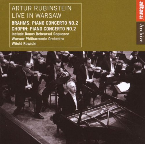 ARTHUR RUBINSTEIN / アルトゥール・ルービンシュタイン / LIVE IN WARSAW 1960 - CHOPIN & BRAHMS: PIANO CONCERTOS