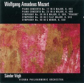 SANDOR VEGH / シャーンドル・ヴェーグ / Mozart:Piano Concerto No.17/No.23/No.38