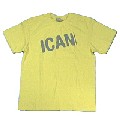ICAN / Logo T-shirt(Banana)Size:L
