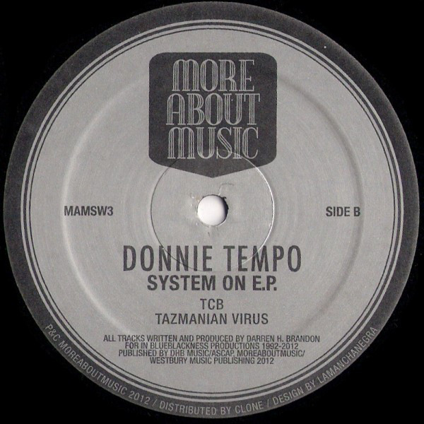 DONNIE TEMPO / System On EP