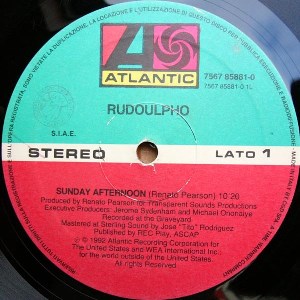 RUDOULPHO / SUNDAY AFTERNOON