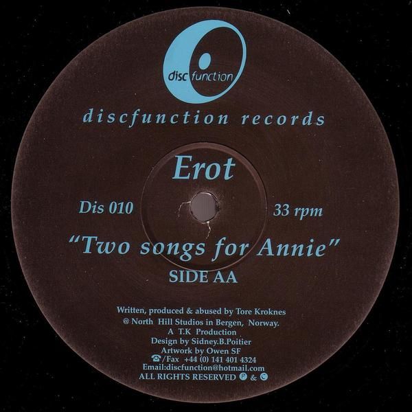 EROT / エロット / Two Songs For Annie