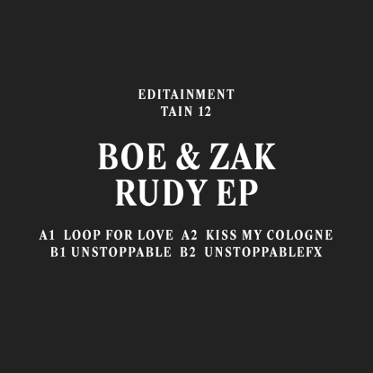 BOE & ZAK / RUDY EP 