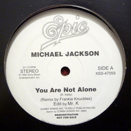 MICHAEL JACKSON/LIL' LOUIS / YOU ARE NOT ALONE / CLUB LONELY (MR.K EDIT) 