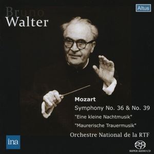 BRUNO WALTER / ブルーノ・ワルター / モーツァルト: 交響曲第36&39番