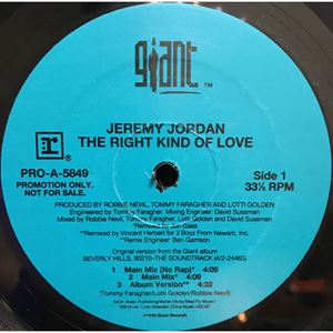 JEREMY JORDAN / ジェレミー・ジョーダン / RIGHT KING OF LOVE