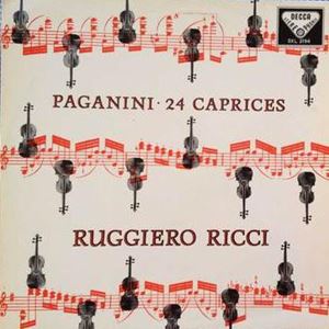 RUGGIERO RICCI / ルッジェーロ・リッチ  / PAGANINI:24 CAPRICES