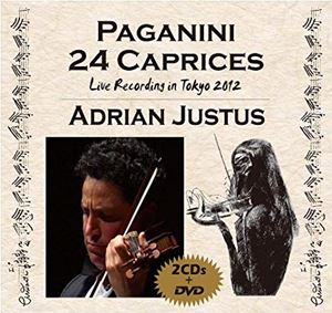 ADRIAN JUSTUS / アドリアン・ユストゥス / パガニーニ: カプリス全24曲ライヴ (2CD+DVD)