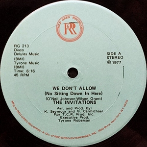 INVITATIONS / インヴィテーションズ / WE DON'T ALLOW (NO SITTING DOWN IN HERE) / FUNKY ROAD