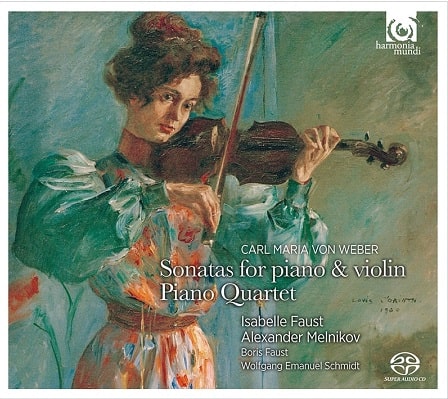 ISABELLE FAUST / イザベル・ファウスト / ヴェーバー: ヴァイオリンのオブリガートつきのピアノのための6つの段階的ソナタ op.10