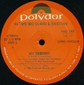 ALTON MCCLAIN & DESTINY / アルトン・マクレイン&デスティニー / MY DESTINY