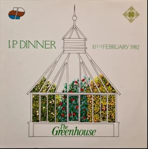 THIJS VAN LEER / タイス・ファン・レアー / I.P. DINNER 10TH FEBRUARY 1982 THE GREENHOUSE