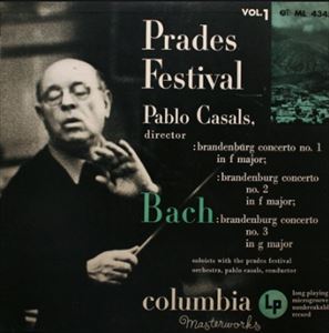 PABLO CASALS / パブロ・カザルス / BACH: PRADES FESTIVAL - VOL.1