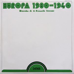 ANTONIO RICCARDO LUCIANI / EUROPA 1930-1940