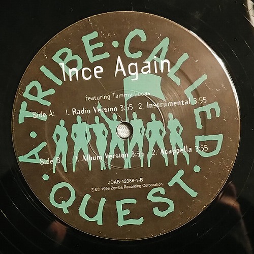 A TRIBE CALLED QUEST / ア・トライブ・コールド・クエスト / 1NCE AGAIN 12" (PROMO)