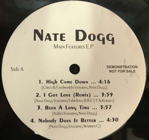 NATE DOGG / ネイト・ドッグ / MAIN FEATURES E.P. 12"