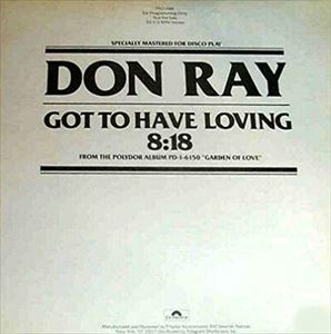 DON RAY / ドン・レイ / GOT TO HAVE LOVING