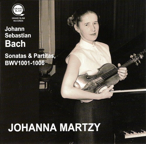 JOHANNA MARTZY / ヨハンナ・マルツィ / BACH: SONATAS & PARTITAS FOR SOLO VIOLIN / バッハ: 無伴奏ヴァイオリンのためのソナタ & パルティータ (全曲)