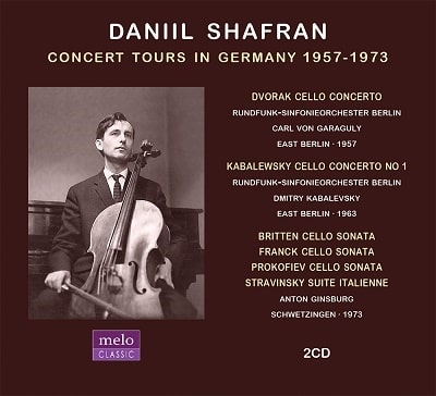 DANIIL SHAFRAN / ダニール・シャフラン / CONCERT TOURS IN GERMANY 1957-1973