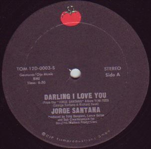 JORGE SANTANA / ホルヘ・サンタナ / DARLING I LOVE YOU