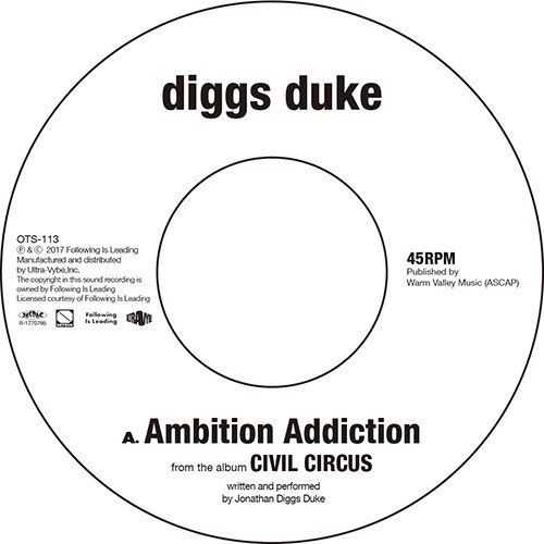 DIGGS DUKE / ディグス・デューク / AMBITION ADDICTION / WELCOME / FUNKY OVERDOSE / アンビション・アディクション / ウェルカム / ファンキー・オーバードーズ (7")