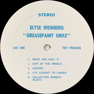 ELYSE WEINBERG / GREASEPAINT SMILE