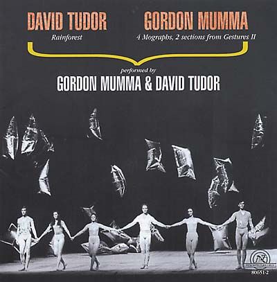 DAVID TUDOR & GORDON MUMMA / デヴィッド・チュードア&ゴードン・ムンマ / RAINFOREST, 4 MOGRAPHS, GESTURES II, SONG WITHOUT WORDS