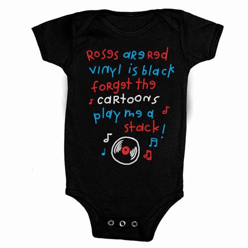 RECORD STORE DAY / ROSES BLACK ONESIE (6-12 MONTHS) (SMALL) (BLACK FRIDAY EXCLUSIVE)