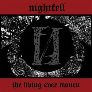 NIGHTFELL / LIVING EVER MOURN<RED VINYL>