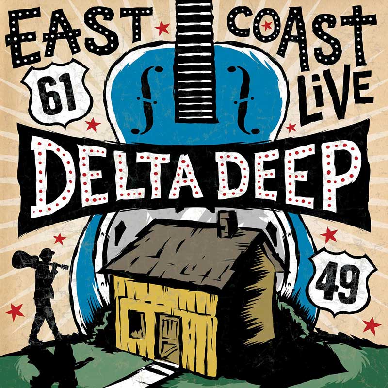DELTA DEEP / デルタ・ディープ / EAST COAST LIVE<CD+DVD>