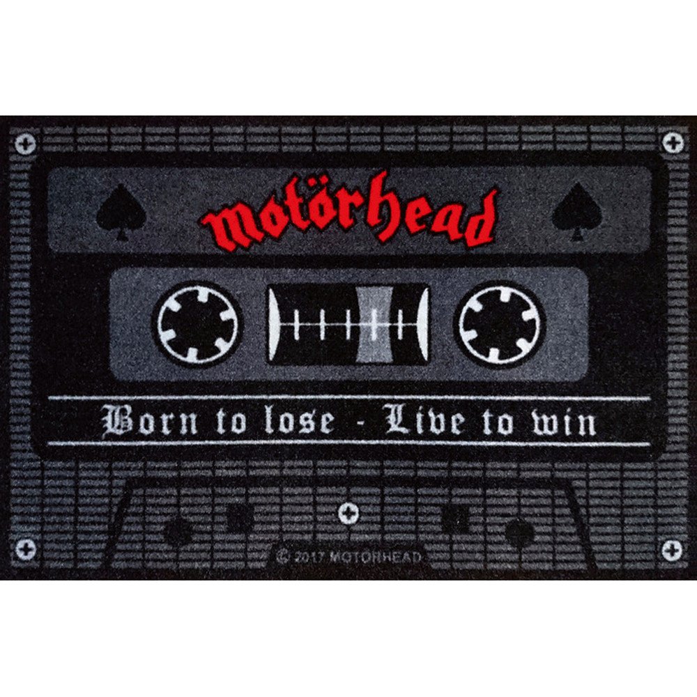MOTORHEAD / モーターヘッド / BORN TO LOSE - LIVE TO WIN TAPE DOORMAT 