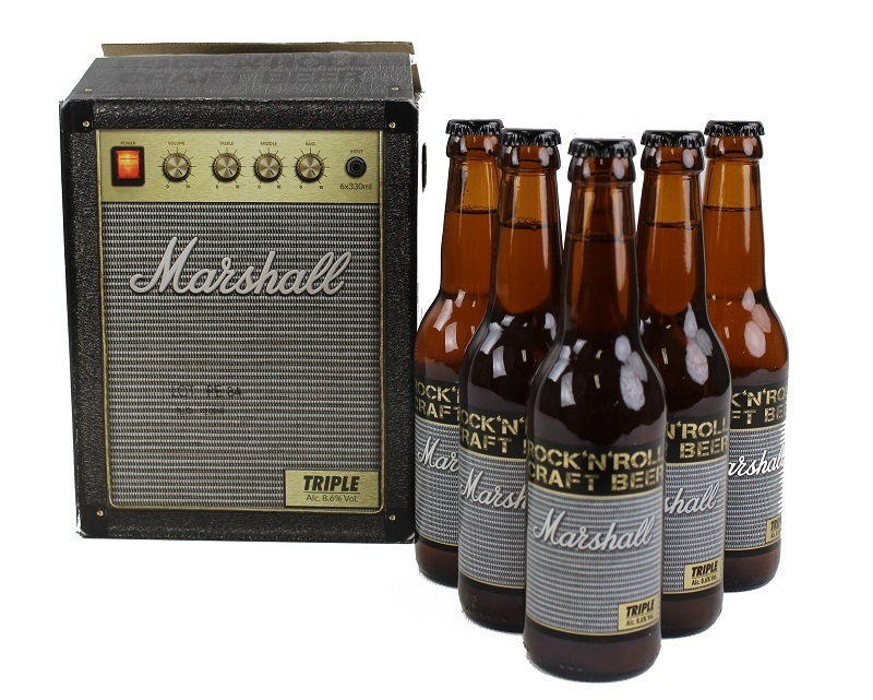 MARSHALL BEER / ROCK'N'ROLL CRAFT BEER TRIPLE / ロックンロールクラフトビール・トリプル<330ML>6本パック