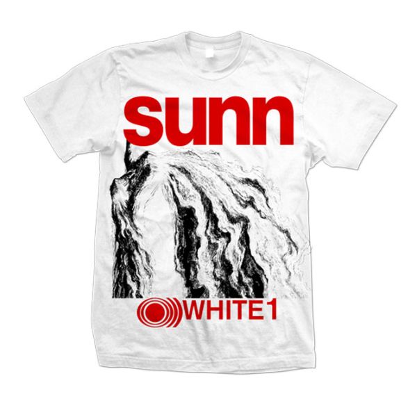 SUNN O))) / サン / SUNN WHITE 1 T-SHIRT (VINTAGE STYLE SHIRT)<SIZE:XL>