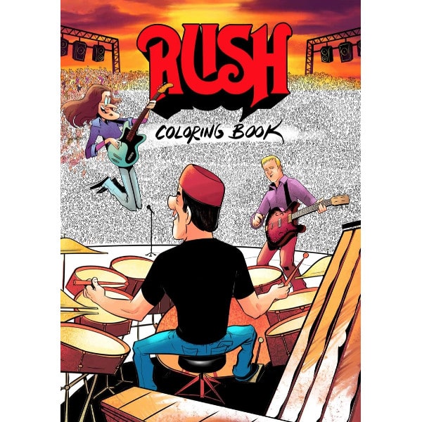RUSH / ラッシュ / COLORING BOOK PAPERBACK