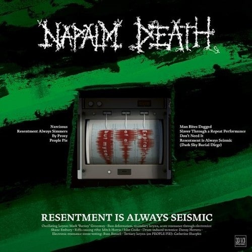 NAPALM DEATH / ナパーム・デス / RESENTMENT IS ALWAYS SEISMIC -A FINAL THROW OF THROES