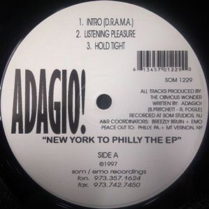 ADAGIO!(HIP HOP) / NEW YORK TO PHILLY THE EP