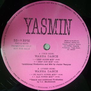 YASMIN / ヤズミン / WANNA DANCE - US ORIGINAL PROMO PRESS -
