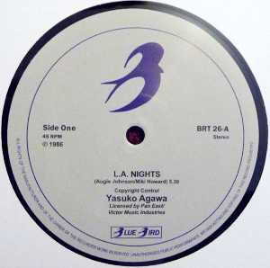YASUKO AGAWA / 阿川泰子 / L.A. Night(12")