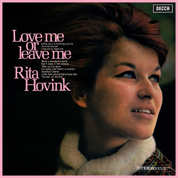 RITA HOVINK / リタ・ホヴィンク / Love me or leave me        / ラヴ・ミー・オア・リーヴ・ミー